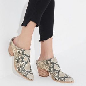 Dolce Vita ROYA MULES IN SNAKE